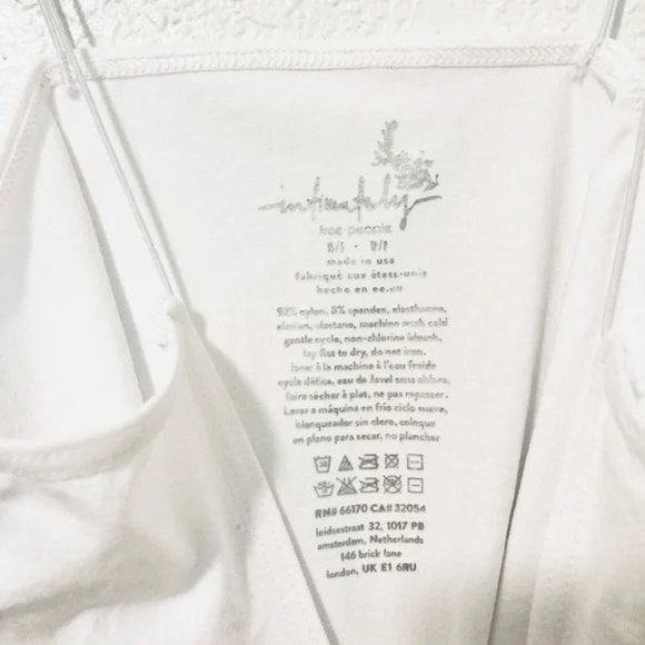 Free People Intimately skinny strap seamless brami cropped sweetheart cami top - Picture 11 of 11